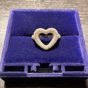 Sterling silver heart ring